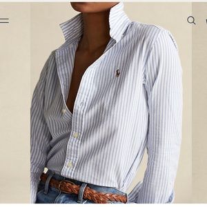 Polo Ralph Lauren Classic Fit Striped Oxford Shirt